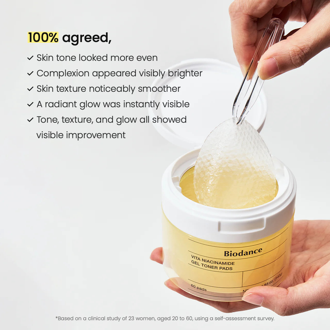 Vita Niacinamide Gel Toner Pads - 60 Pads