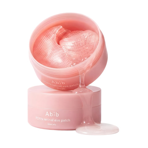 Abib PDRN Retinal Eye Patch Glow Jelly 60pcs available at Noura Skincare Arabia