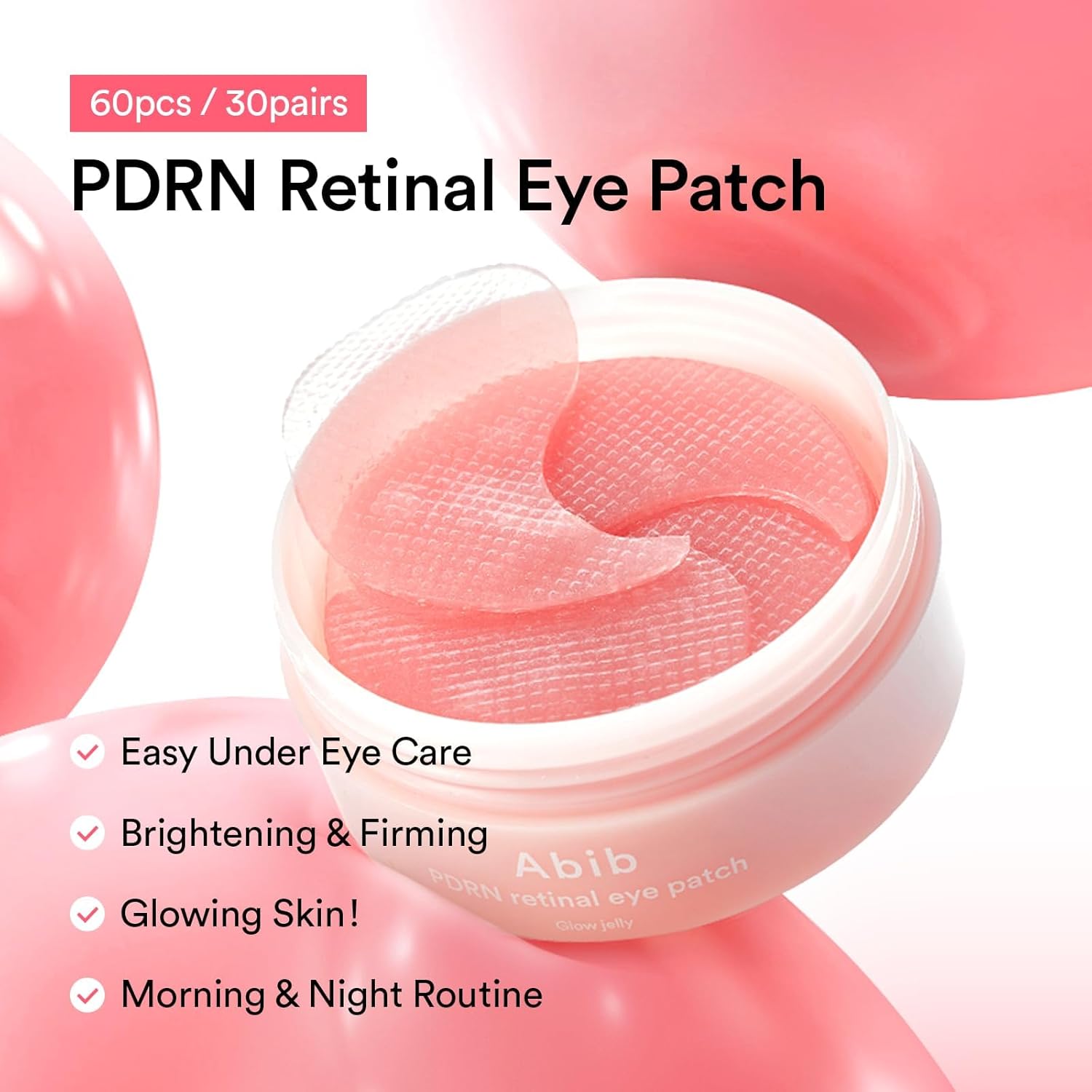 PDRN Retinal Eye Patch Glow Jelly - 60 Patches