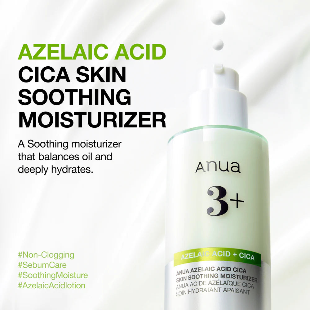 Azelaic Acid Cica Skin Soothing Moisturizer - 100ml