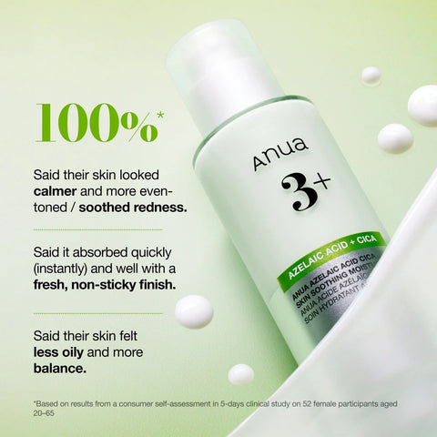 Azelaic Acid Cica Skin Soothing Moisturizer - 100ml