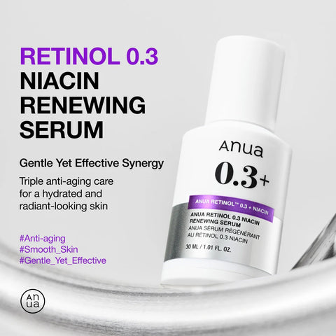 Nano Retinol™ 0.3% + Niacin Renewing Serum - 30ml