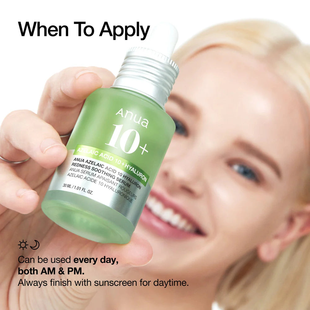 Azelaic Acid 10 Hyaluron Redness Soothing Serum - 30ml