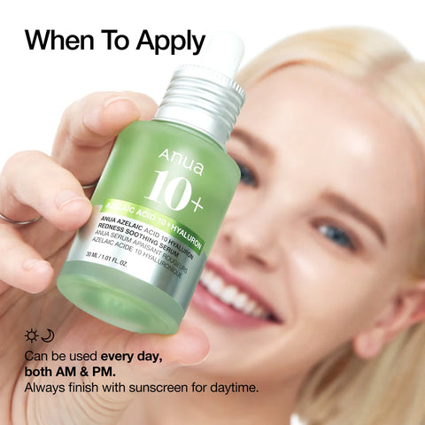 Azelaic Acid 10 Hyaluron Redness Soothing Serum - 30ml