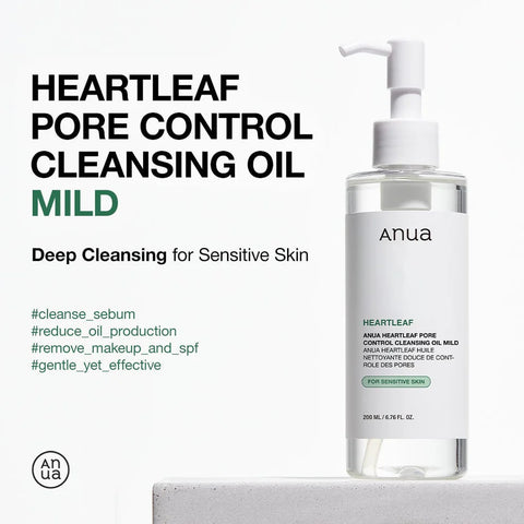 Heartleaf Pore Cleansing Oil Mild - 200ml