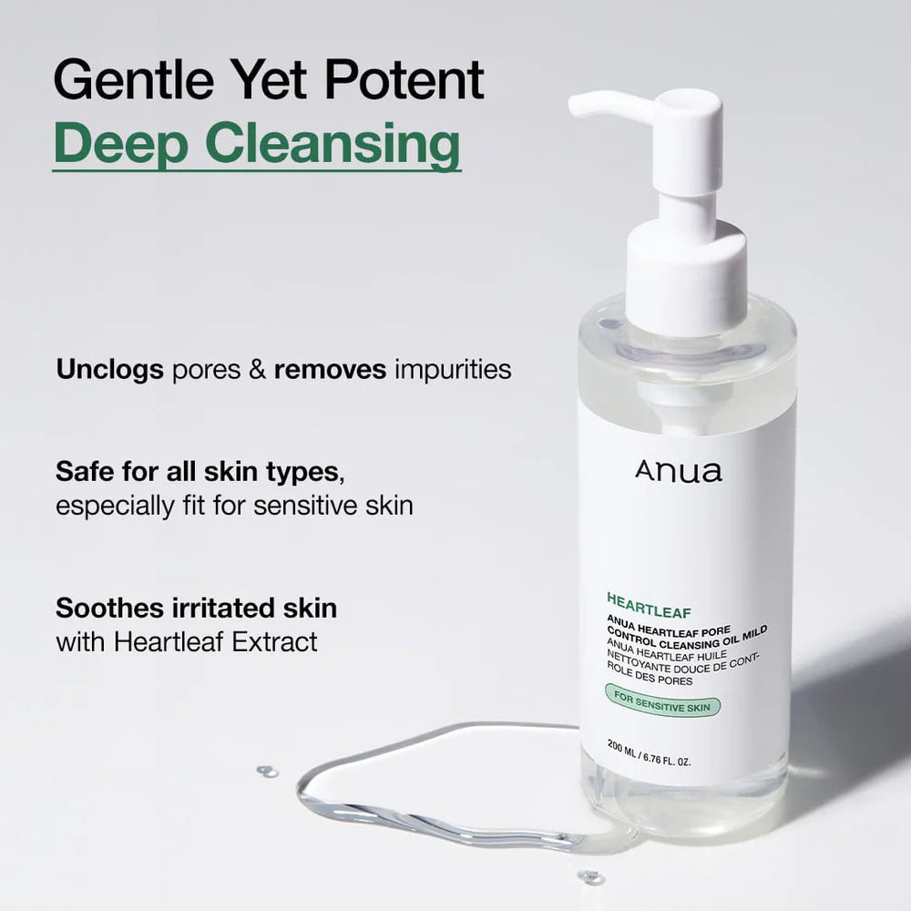 Heartleaf Pore Cleansing Oil Mild - 200ml