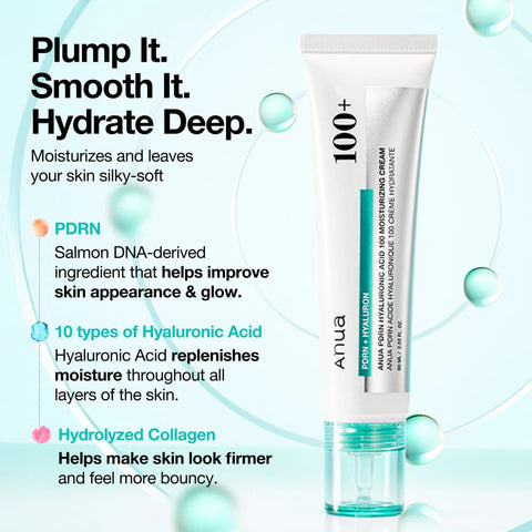 PDRN Hyaluronic Acid 100 Moisturizing Cream - 60ml