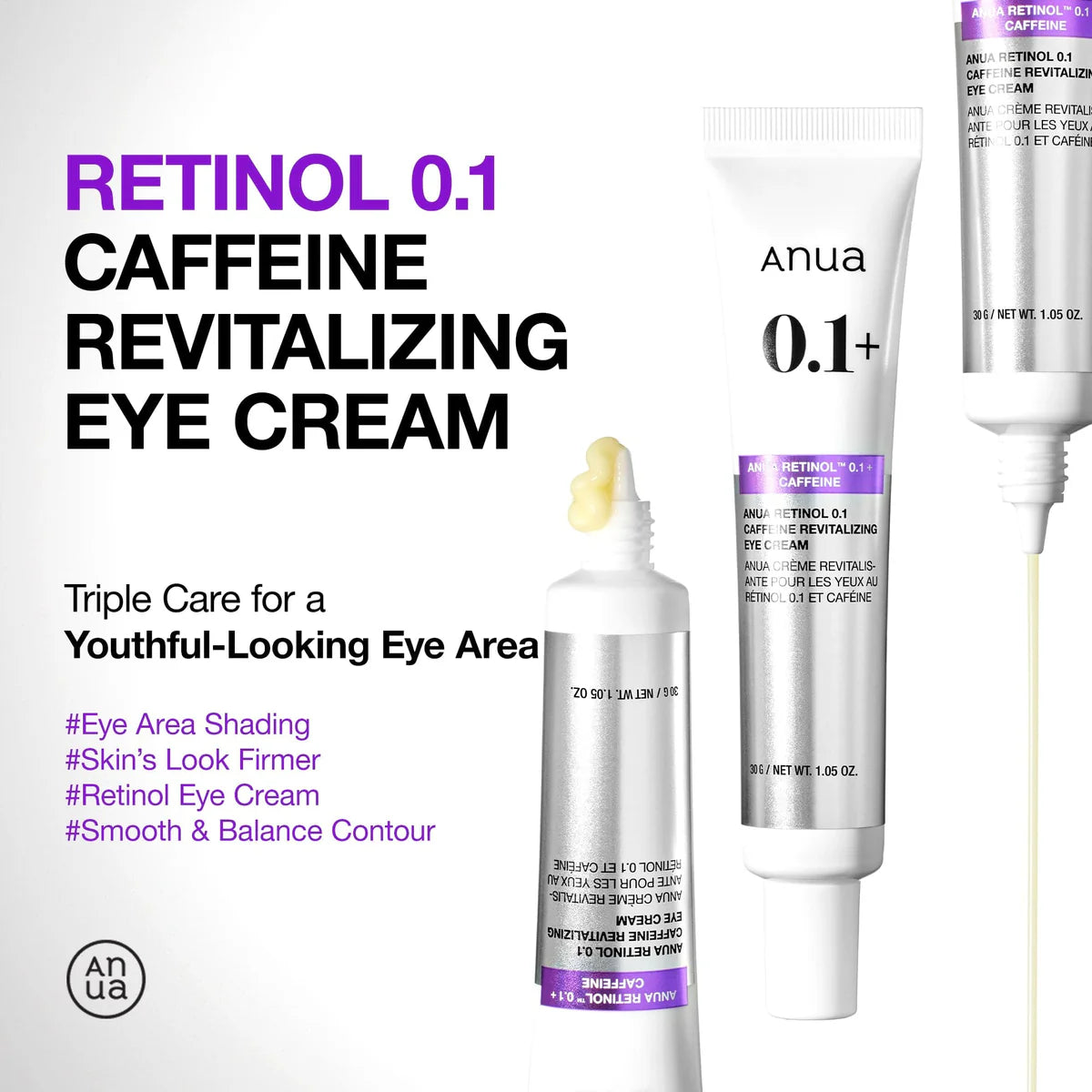 Retinol 0.1 Caffeine Revitalizing Eye Cream - 30ml