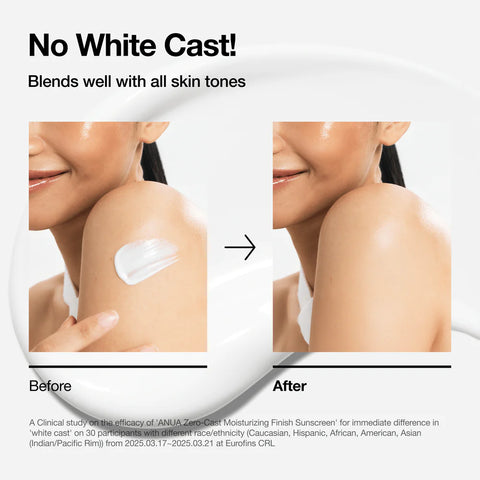 Zero-cast Moisturizing Finish Sunscreen - 50ml