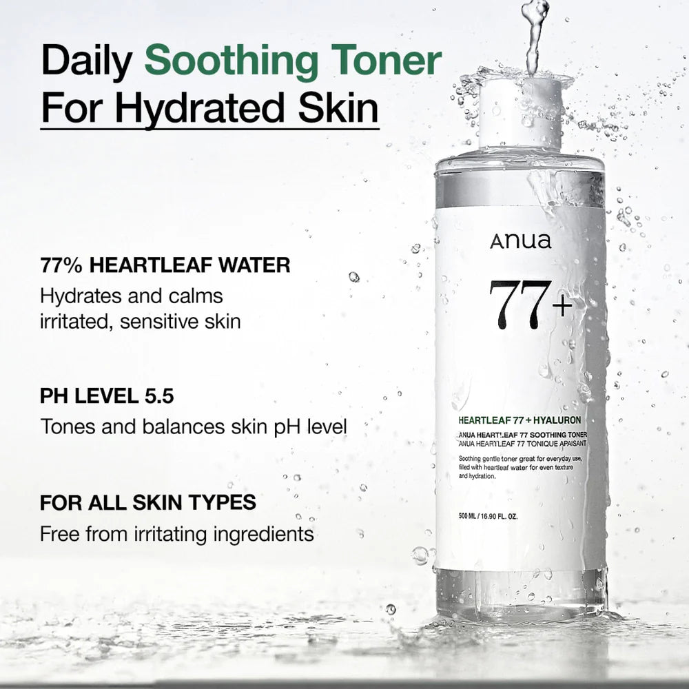 Heartleaf 77% Soothing Toner - 250ml