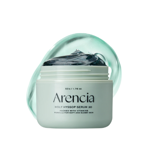 Skincare product with 'Arencia' branding on a white background
