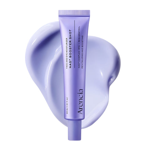 Arencia NAD+ Booster Shot Face and Eye Moisturizer 30ml available at Noura Skincare Arabia