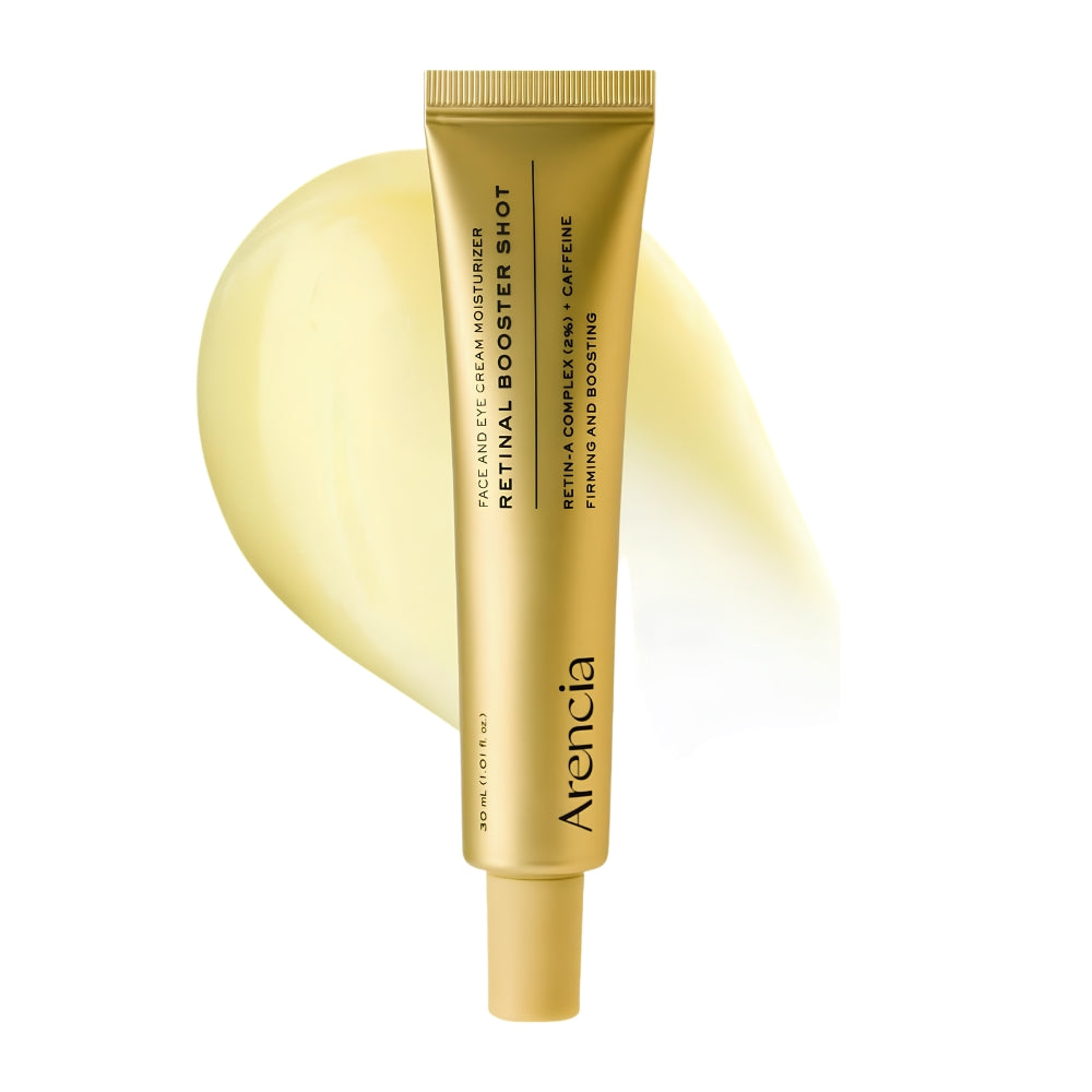 Arencia Retinal Booster Shot Face and Eye Moisturizer 30ml available at Noura Skincare Arabia