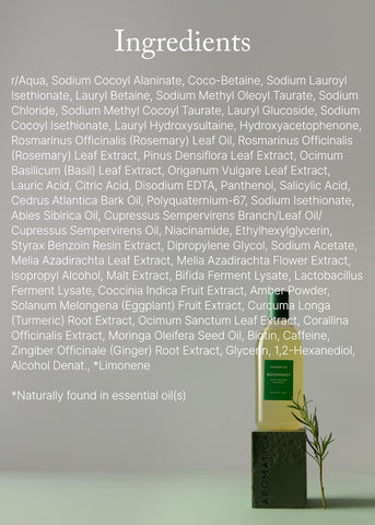 Rosemary Scalp Scaling Shampoo - 400ml
