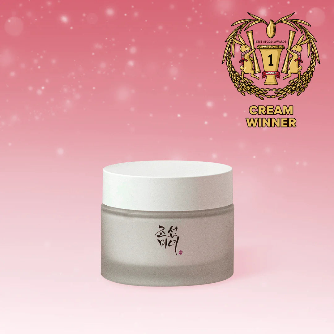 A jar of Dynasty Cream - 50ml with a pink background, labeled as 'CREAM WINNER'.