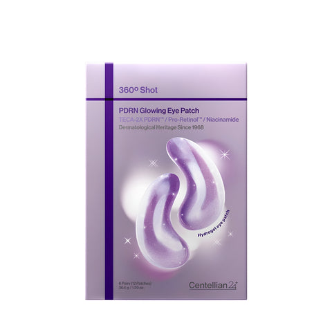 Centellian24 360º Shot PDRN Glowing Eye Patch 6 pairs available at Noura Skincare Arabia.