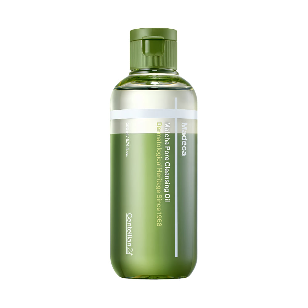 Centellian24 Madeca Matcha Pore Cleansing Oil 200ml available at Noura Skincare Arabia.