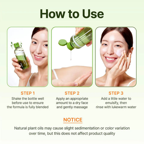 Madeca Matcha Pore Cleansing Oil - 200ml