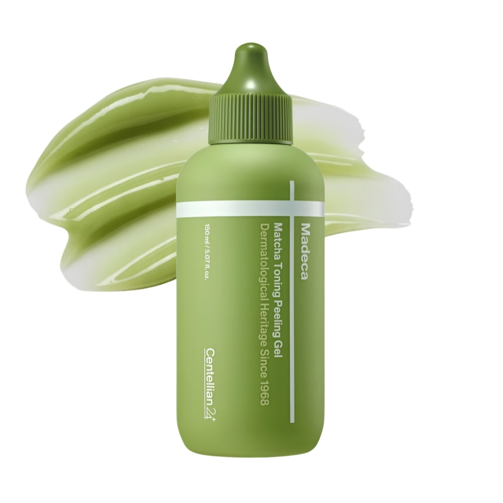 Centellian24 Madeca Matcha Toning Peeling Gel 150ml available at Noura Skincare Arabia