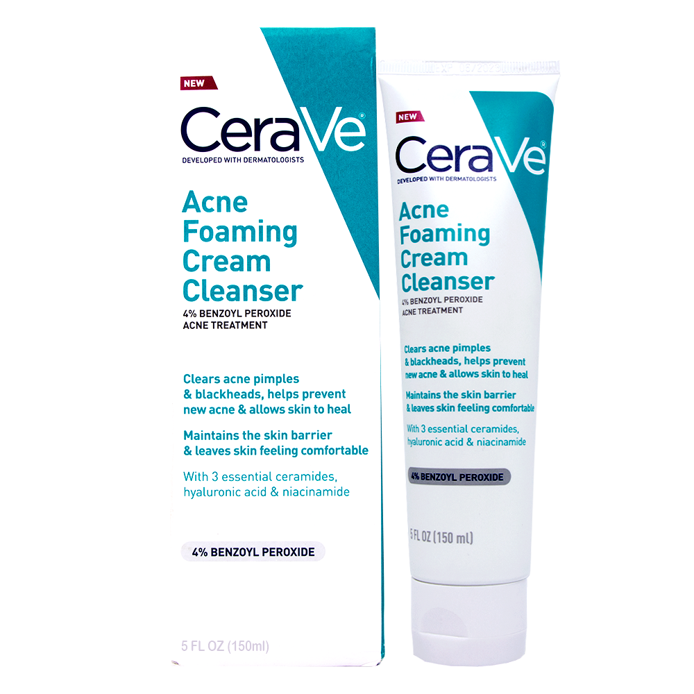 Cerave Acne Foaming Cream Cleanser 5 fl oz 150ml