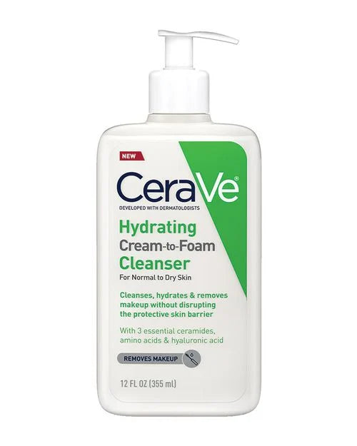 Cerave Hydrating Cream to Foam Cleanser 12 fl oz