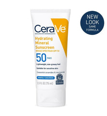 Cerave Hydrating Mineral Sunscreen SPF 50 Face Lotion 50ml