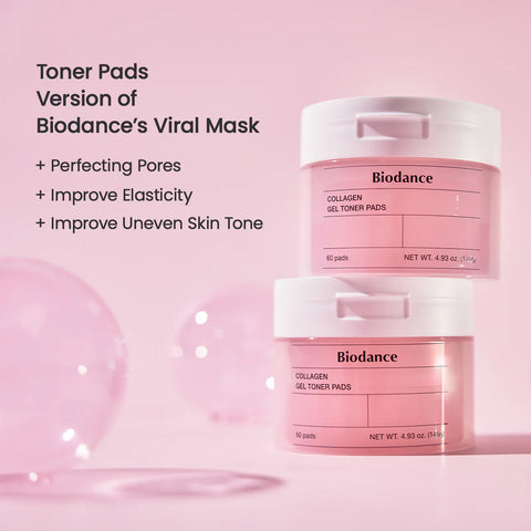 Collagen Gel Toner Pads - 60 Pads