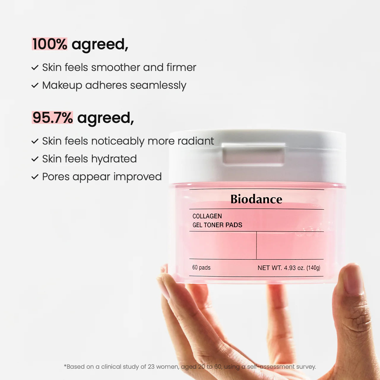 Collagen Gel Toner Pads - 60 Pads