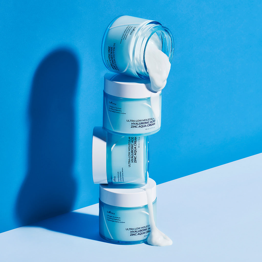Ultra-low Molecular Hyaluronic Acid Zinc Aqua Cream - 80ml