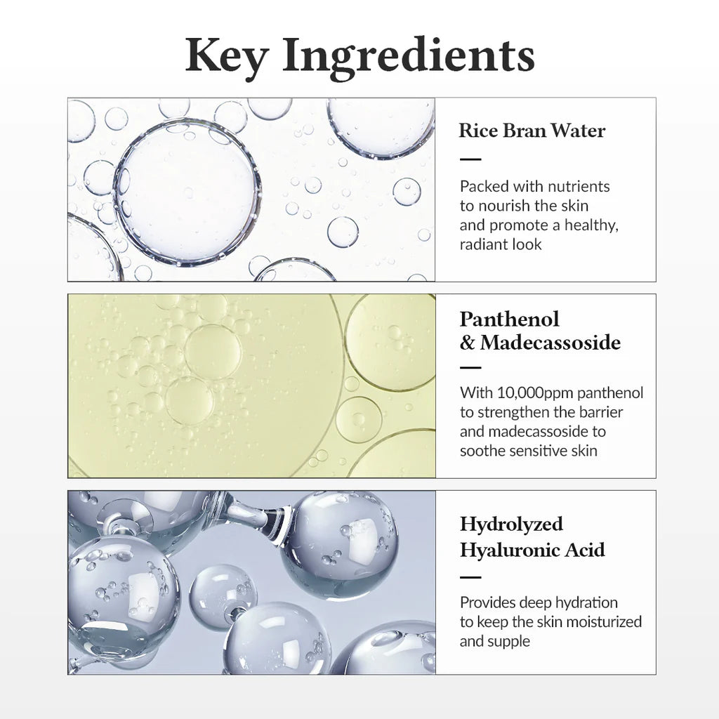 Model spraying hydrating face mist for glass skin Noura Skincare