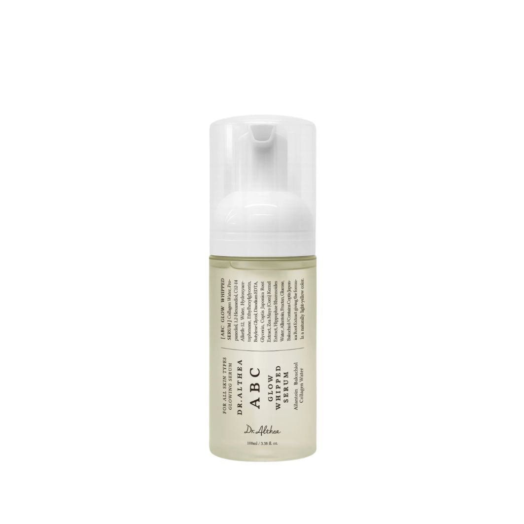 Dr. Althea ABC Glow Whipped Serum bottle for dull skin