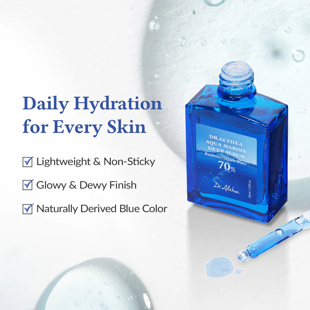 Lightweight water-gel serum texture Dr. Althea Noura Skincare