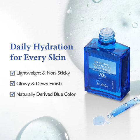Lightweight water-gel serum texture Dr. Althea Noura Skincare
