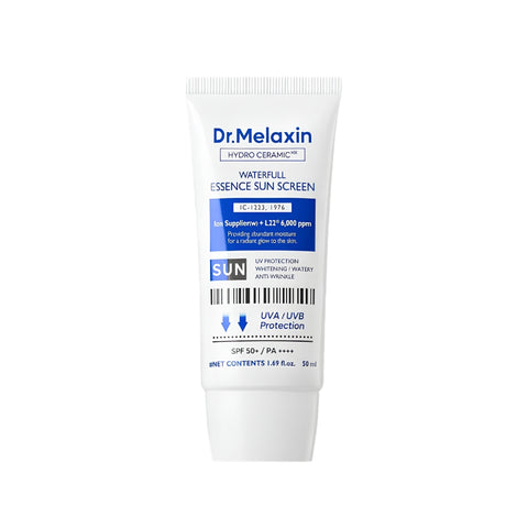 Dr Melaxin Hydro Ceramic Serum Infused Essence Sun Cream with zero white cast