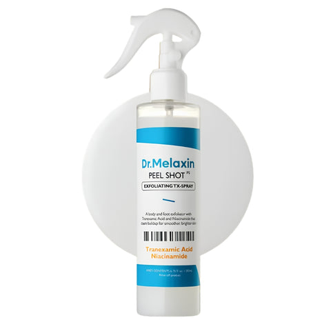 Dr. Melaxin Exfoliating TX Spray 200ml available at Noura Skincare Arabia