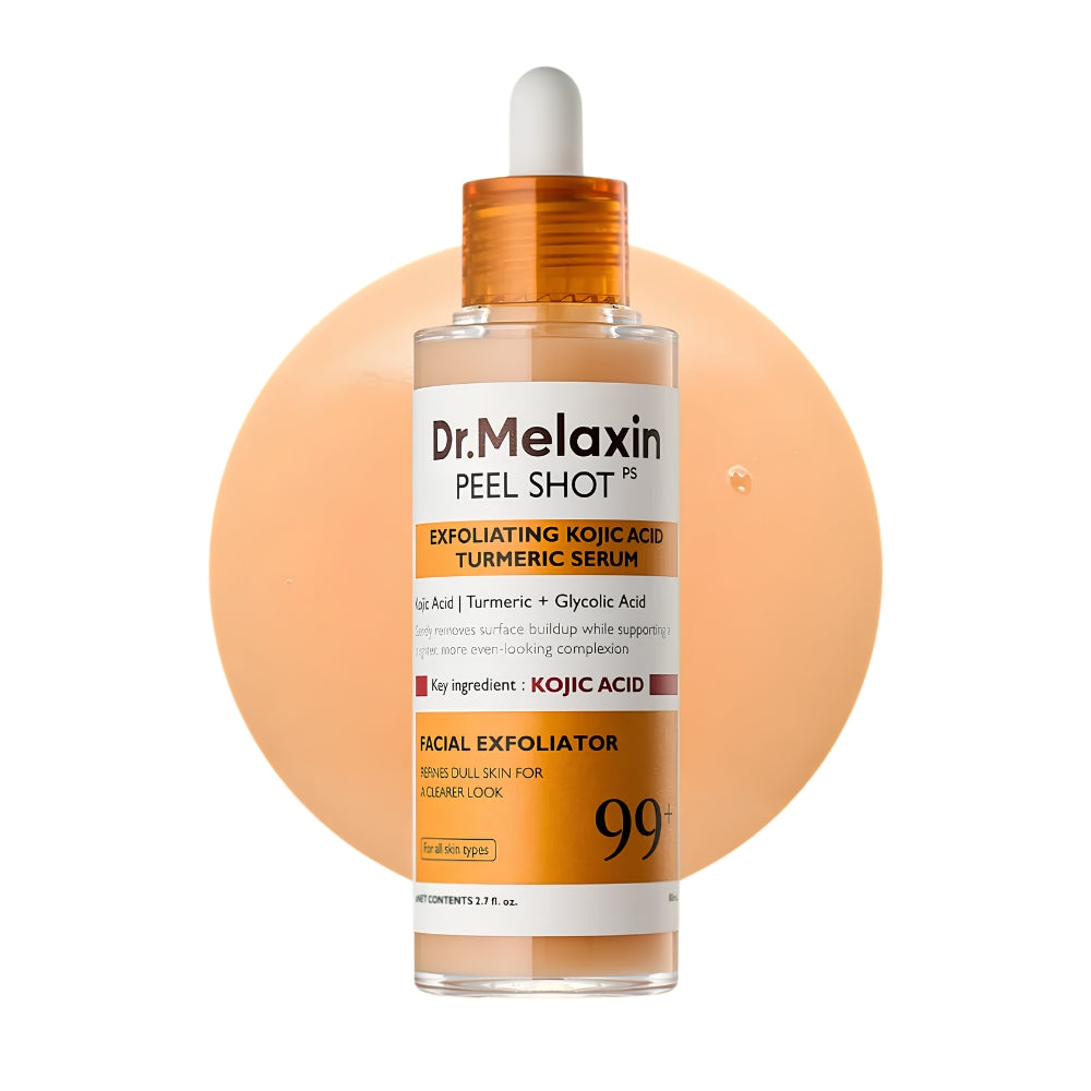 Dr Melaxin Peel Shot Kojic Acid Turmeric Serum for stubborn dark spots