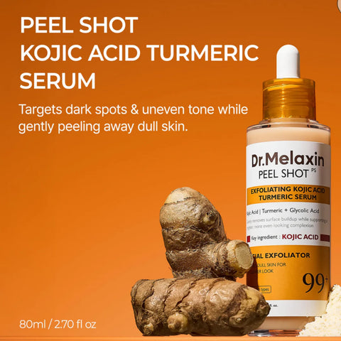 Exfoliating Kojic Acid Turmeric Serum - 80ml