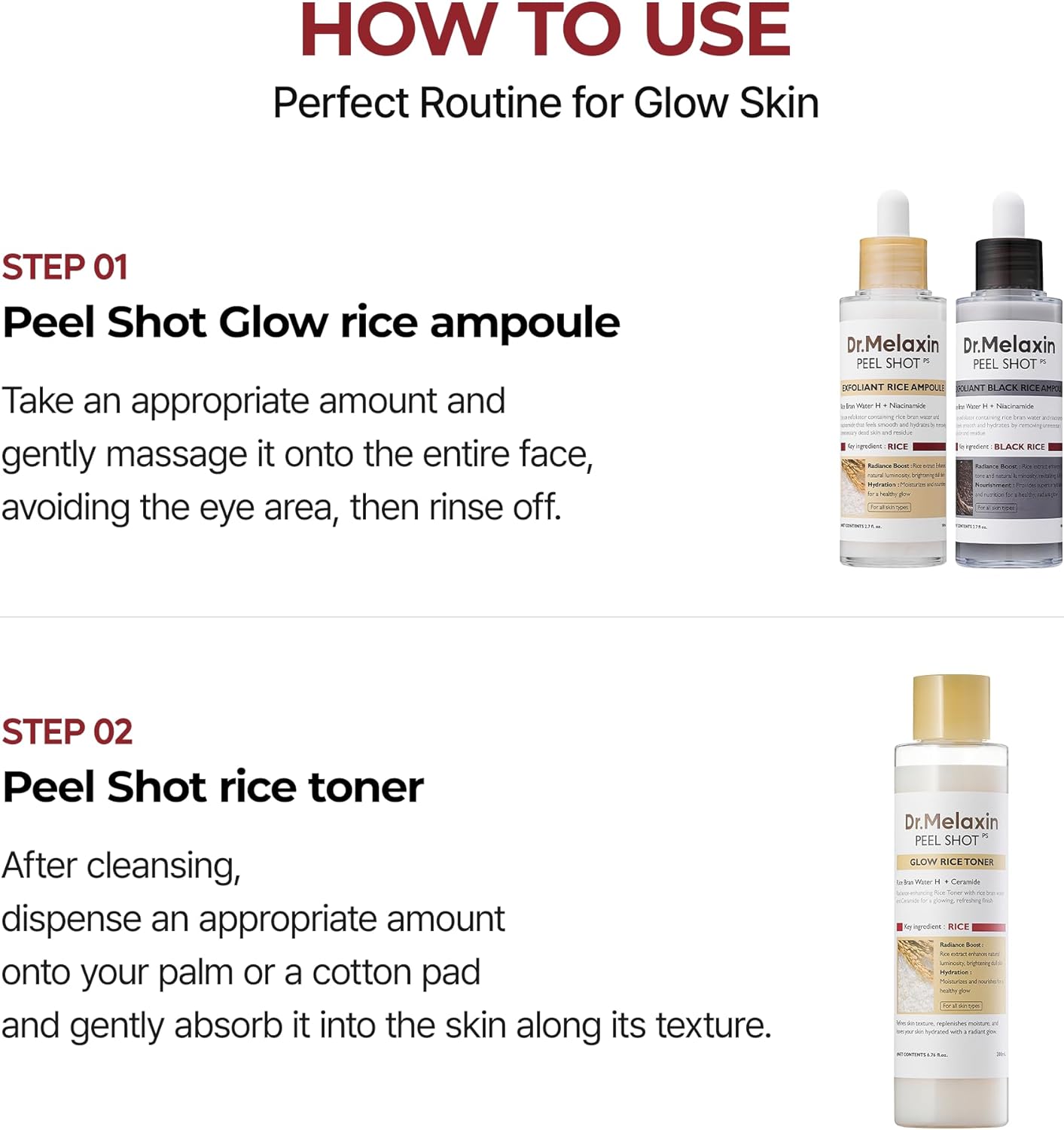 Glow White Rice Toner - 200ml