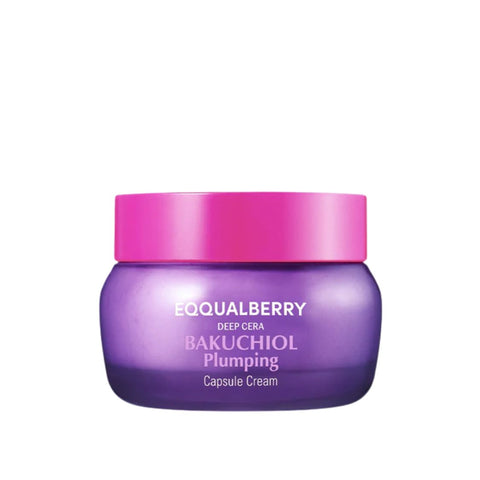 EQQUALBERRY Bakuchiol Plumping Capsule Cream jar