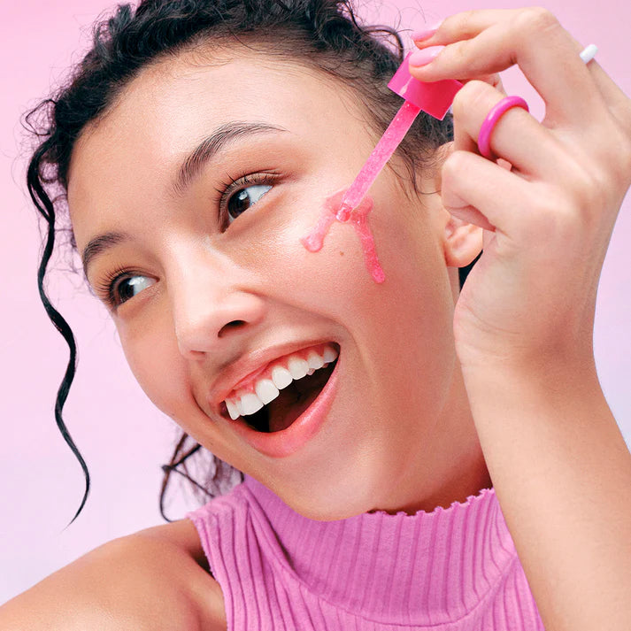 Close-up of EQQUALBERRY NAD+ Peptide Boosting Serum showing sleek dropper bottle design.