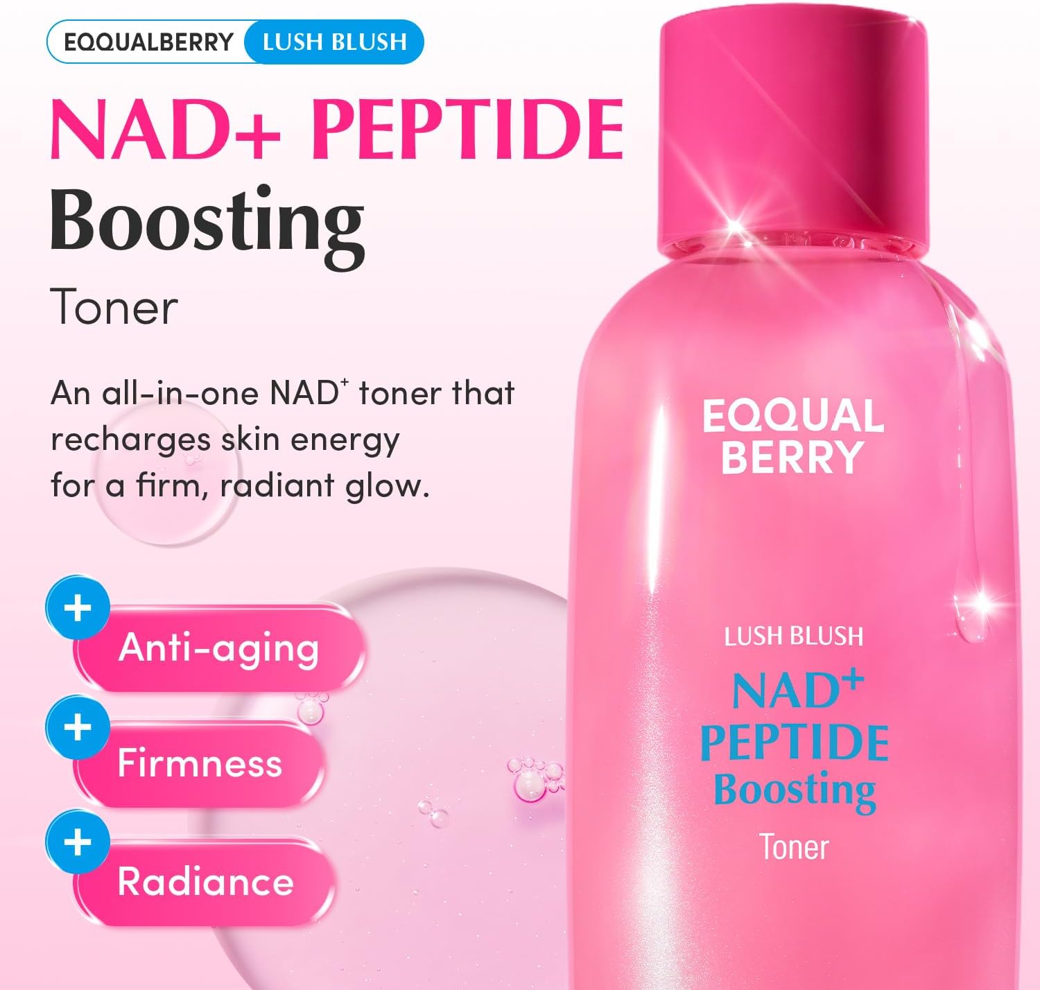 NAD+ Peptide Boosting Toner - 150ml