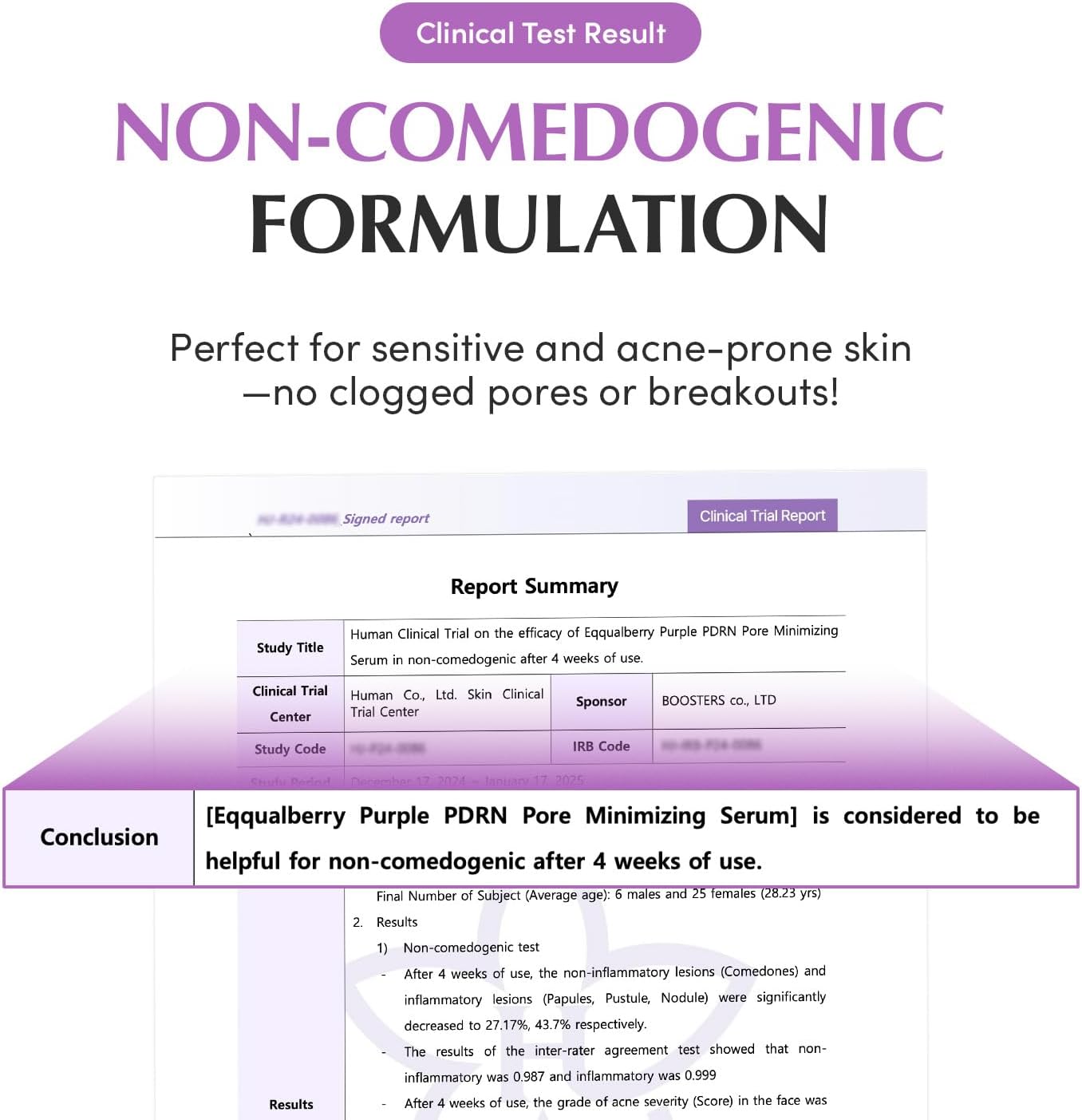 Purple PDRN Pore Minimizing Serum - 30ml