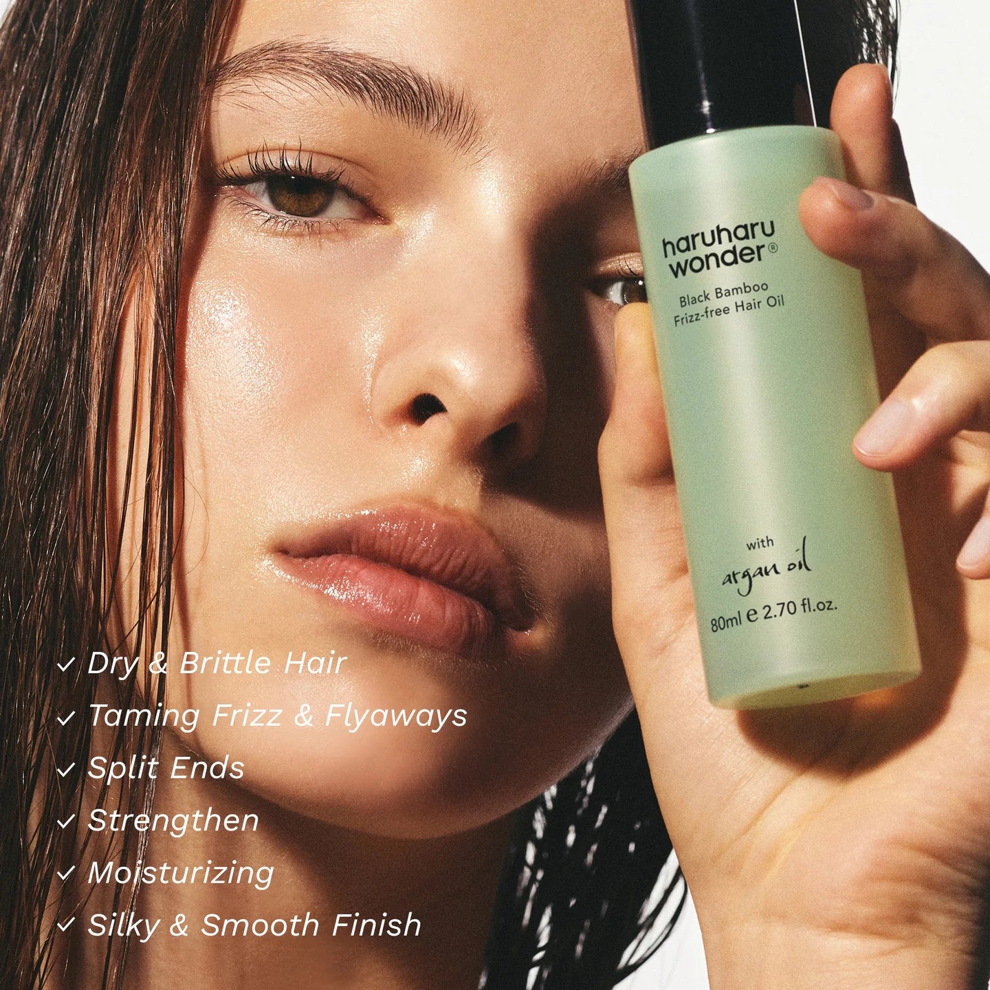 Black Bamboo Frizz-Free Hair Oil - 80ml