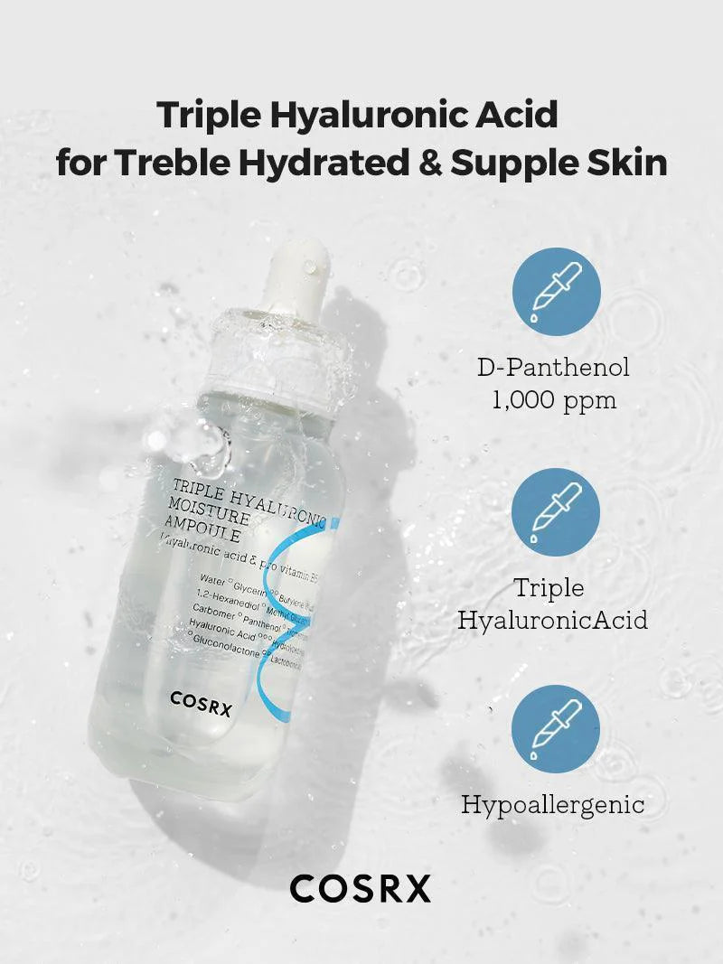 Hydrium Triple Hyaluronic Moisture Ampoule - 40ml
