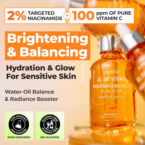 All Day Vitamin Brightening & Balancing Facial Serum - 50ml