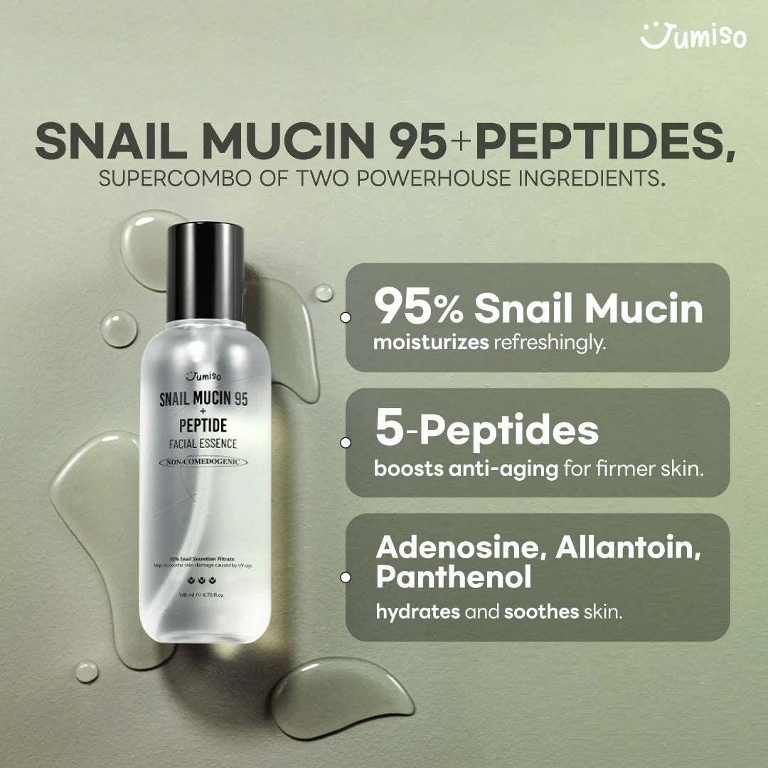 Snail Mucin 95% + Peptide Essence - 50ml