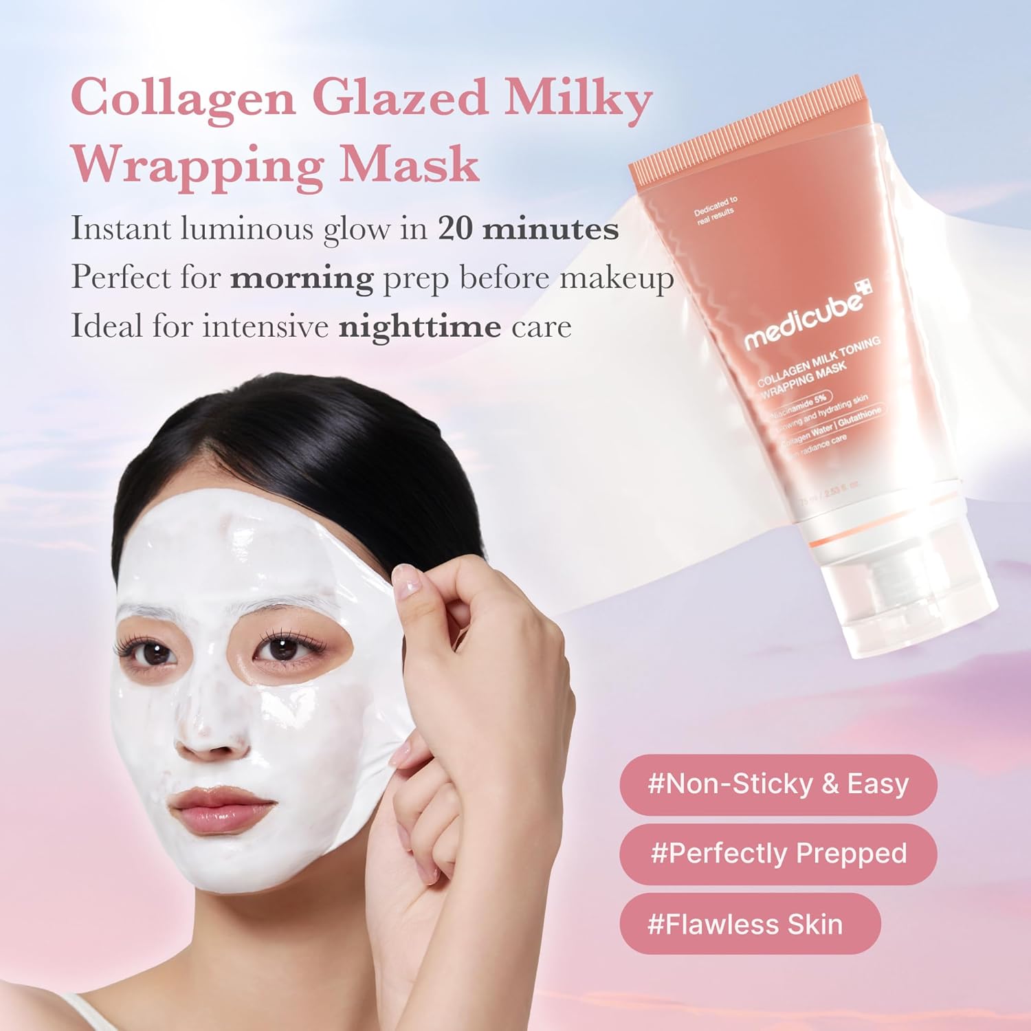 Collagen Milk Toning Wrapping Mask - 75ml