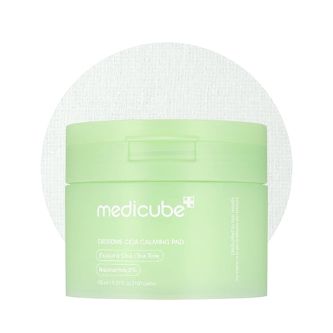 Medicube Exosome Cica Calming Pad for severe redness and active breakouts