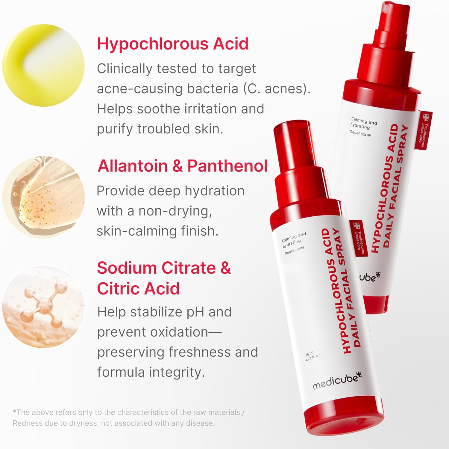 Hypochlorous Acid Daily Facial Spray - 125ml