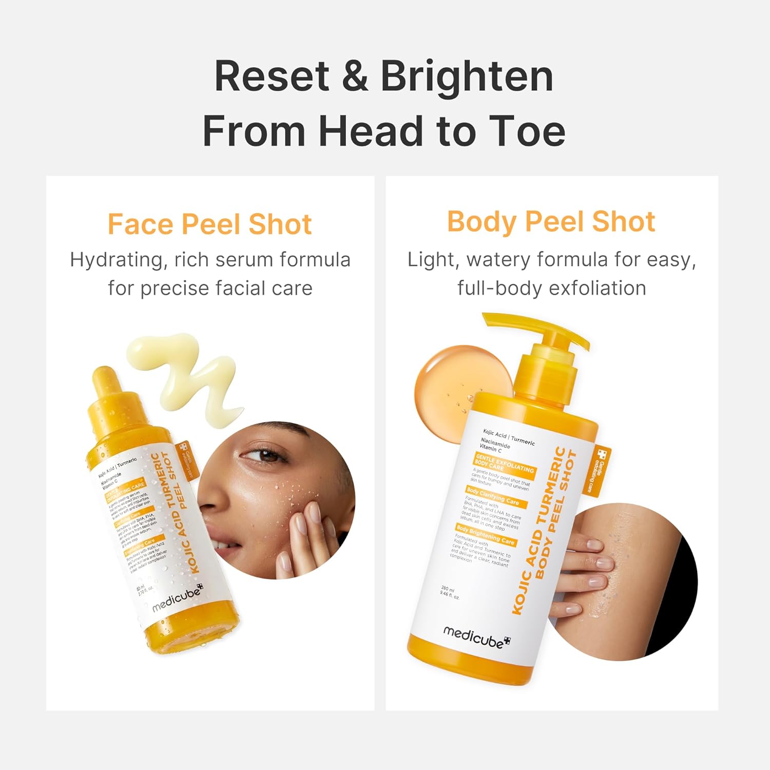 Kojic Acid Turmeric Face Peel Shot - 80ml